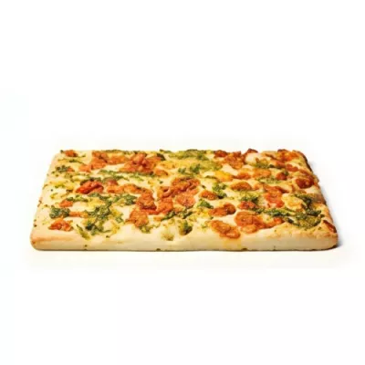 Cherry Tomatoes and Pesto Focaccia