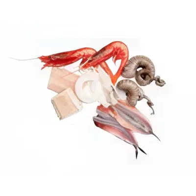 Mixed seafood for frying