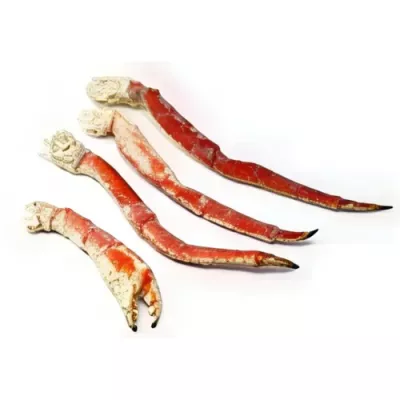 Cooked Single Claws and Legs Red King Crab