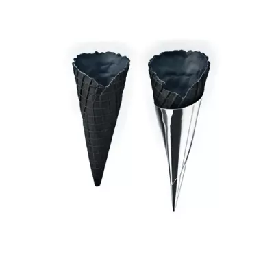 Savoury bamboo ash cone
