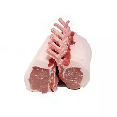 11-rib Frenched rack of Cebo de Campo Ibérico pork