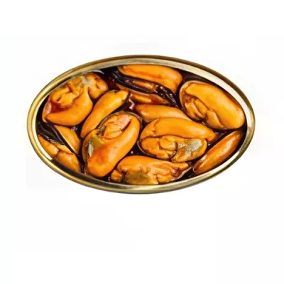 12/16 pcs. per tin Mussel in escabeche