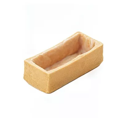 Mini sweet rectangular tart shell