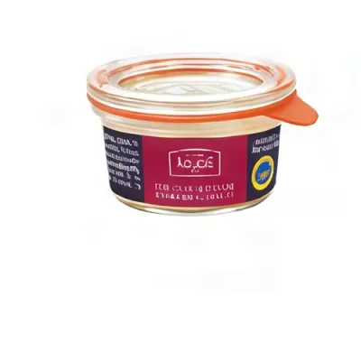 Whole duck foie gras in glass jar