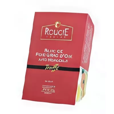 Goose foie gras bloc with truffle