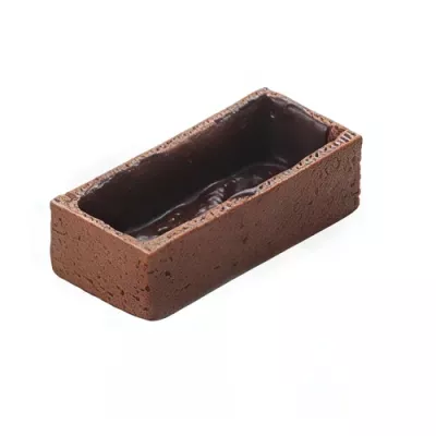 Mini sweet cocoa rectangular tart shell