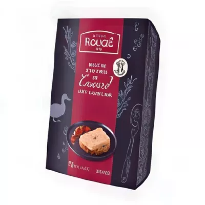 Duck foie gras bloc with pieces