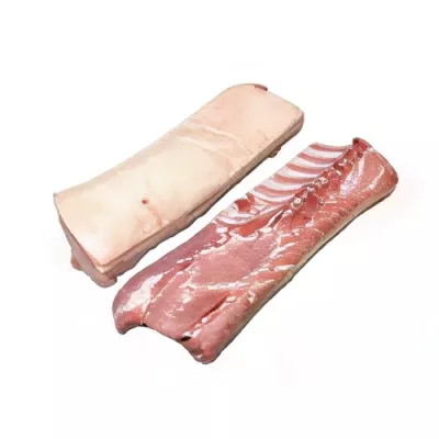 10-rib frenched rack with loin of milk-fed piglet