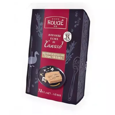 Whole duck foie gras terrine with pepper and Champagne