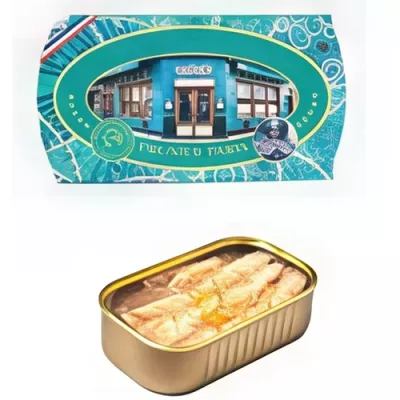 Sturgeon in white wine and selected herbs