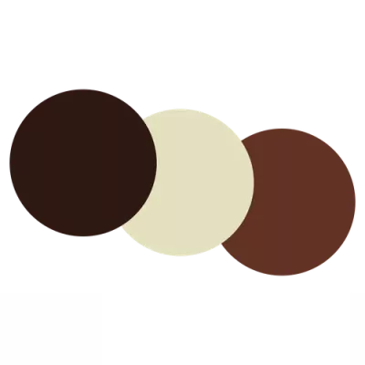 Opalys 33% white chocolate circle