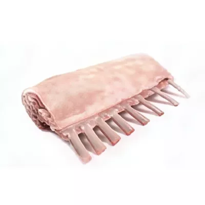 8-rib frenched rack with shoulder blade of lamb