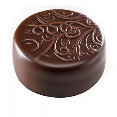 Dark chocolate-coated apricot