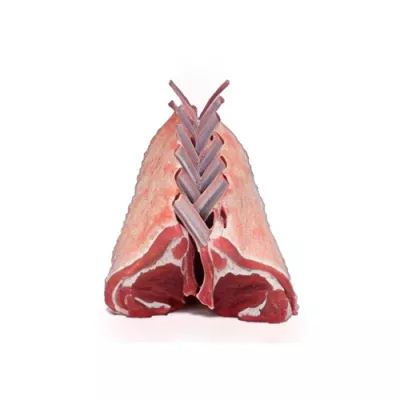 8-rib Frenched rack with cap of IGP lamb
