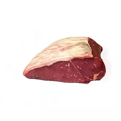 Dry-matured central cut of beef striploin