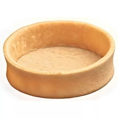 Large neutral Vegan round tart shell
