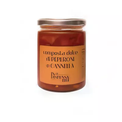 Sweet pepper and cinnamon compote