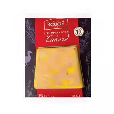 Single-serving of whole duck foie gras